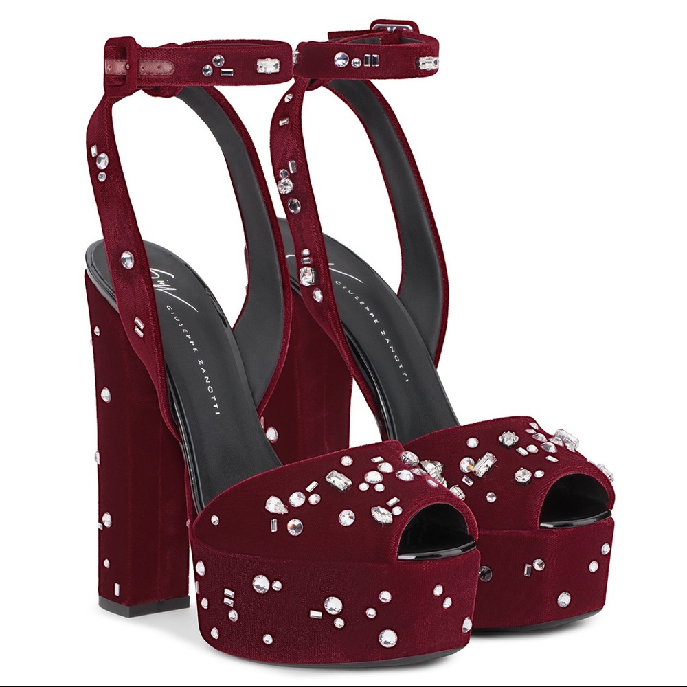 giuseppe zanotti • NEW • Swarovski platform heels - Picture 3 of 8